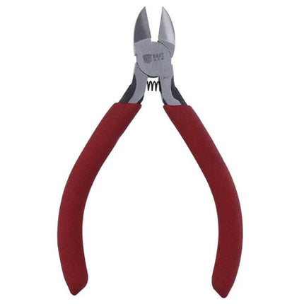 BEST-2D Electrician Wire Cutting Pliers Cr-V Steel Blades - red-handled cr-v cutters for clean no-fray cuts on thin electrical and hobby wires