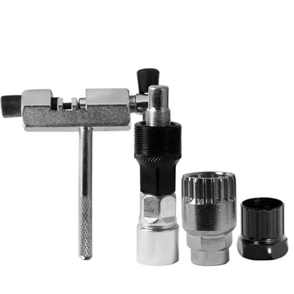 Bicycle Crank and Flywheel Maintenance Tool Set For Everyday Care – 3-in-1 carbon steel crank and flywheel tools with chrome plating and slip-resistant grip