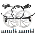 1 Pair Oil Brakes + 1 Pair Disc Brakes