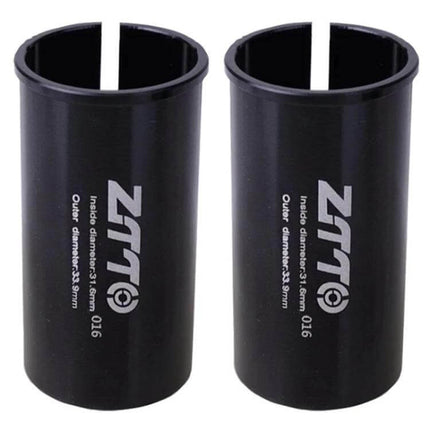 Bicycle Seat Post Conversion Sleeve Reducer Cover For Various Diameters 60mm aluminum alloy black pair
