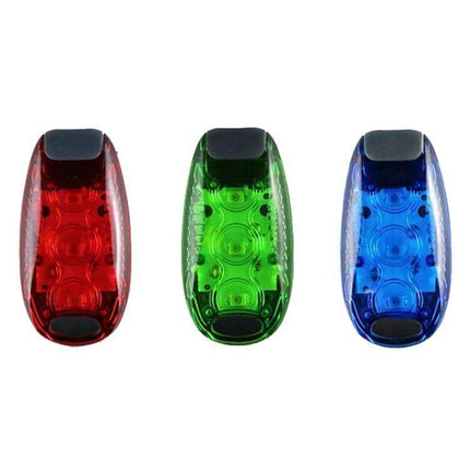 Bicycle Tail Light 5 LED Red For Night Cycling And Running - compact red clip-on rear safety light for running and cycling (20g, 5.6x2.8x1.8cm)