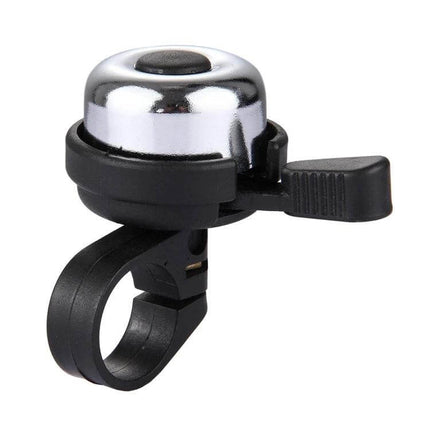 Blue Mini Aluminum Bicycle Bell For Everyday Riding compact blue aluminum bike bell mounted on handlebar for commuting and urban riding