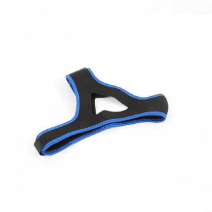 Blue Triangular Chin Strap Snoring Aid For Comfortable Sleep - lightweight blue triangular chin strap for mouth breathing and snoring relief
