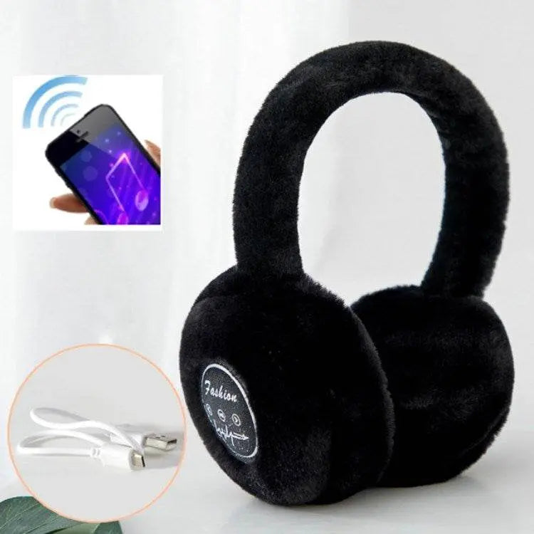 Bluetooth Earmuffs Winter Plush Windproof Ear Cover for All