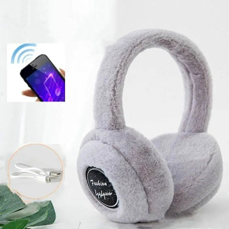 Bluetooth Earmuffs Winter Plush Windproof Ear Cover for All