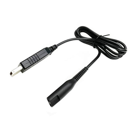 Braun Shaver USB Charging Cable Replacement For Daily Use - black USB-A to Braun shaver charging cable for S3/S5/S6/S7/S8/S9