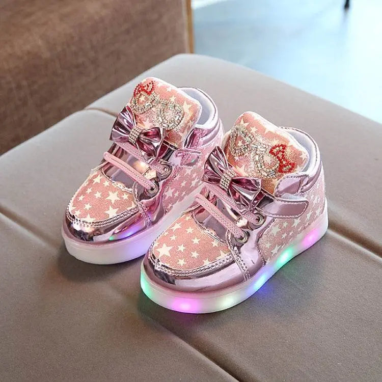 Breathable Flashing Light Luminous Casual Shoes for Kids