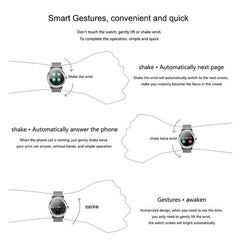 SMA-Round 1.28" Bluetooth Smart Watch with Color Touch Screen, Waterproof Design, Heart Rate & Sleep Monitoring, Voice Control, Remote Camera, Compatible with Android & iOS