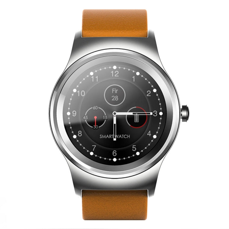 Montre intelligente Bluetooth à écran tactile couleur SMA-Round de 1,28 pouce, étanche, prise en charge du contrôle vocal / moniteur de fréquence cardiaque / moniteur de sommeil / caméra Bluetooth, compatible avec les systèmes Android et iOS