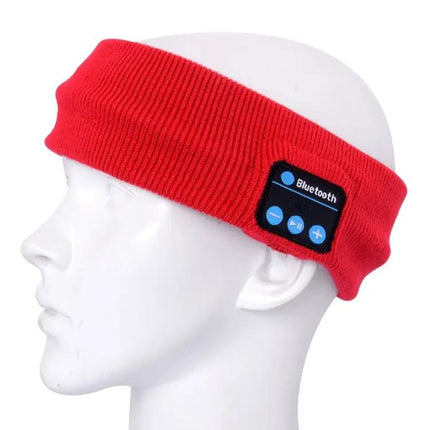 Knitted Headband for Hands-Free Music and Calls During Workouts