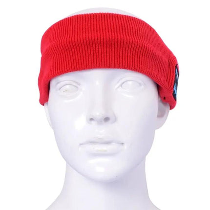 Knitted Headband for Hands-Free Music and Calls During Workouts