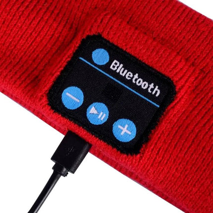 Knitted Headband for Hands-Free Music and Calls During Workouts