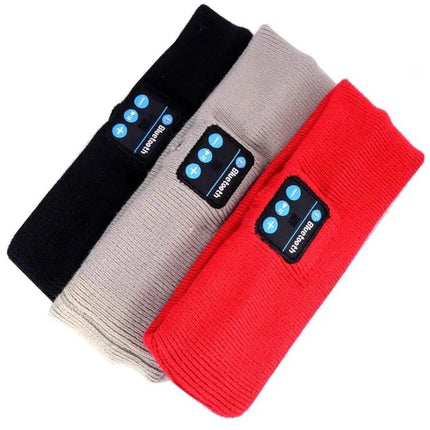 Knitted Headband for Hands-Free Music and Calls During Workouts | Syndmart