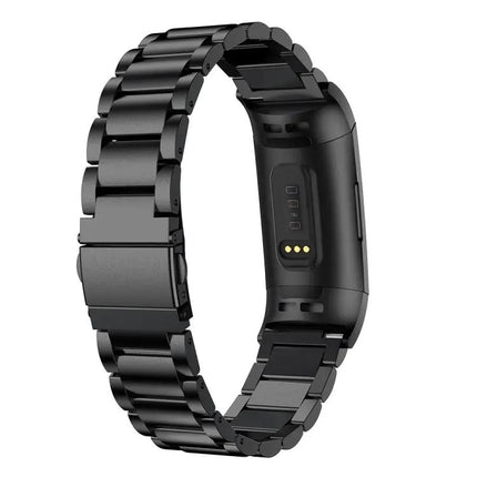 Stainless Steel Watch Band for Fitbit Charge 3, 18mm