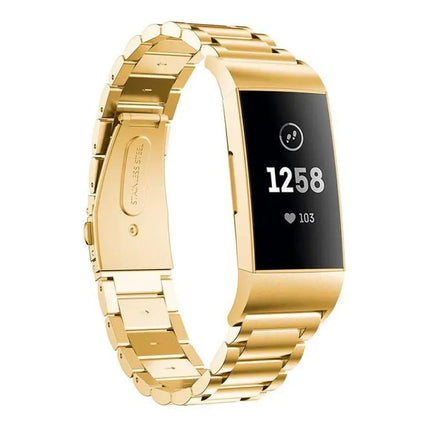Stainless Steel Watch Band for Fitbit Charge 3, 18mm