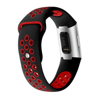 Fitbit Charge 3 Silicone Band Two Color Round Hole 130-195mm