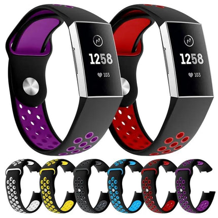 Fitbit Charge 3 Silicone Replacement Band Two-Tone 145-210mm