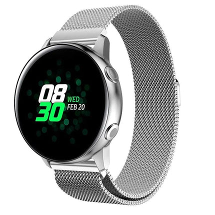 Magnetic Stainless Steel Mesh 20mm Watch Band For Galaxy