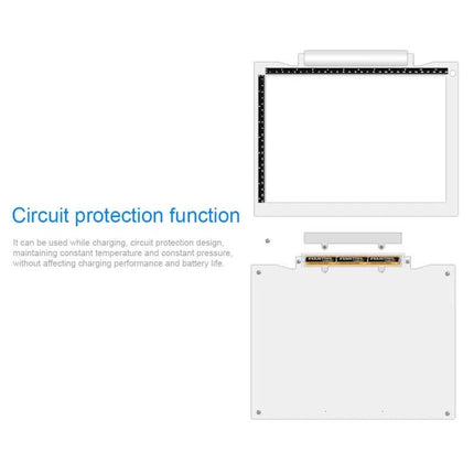 Adjustable Brightness A4 LED Drawing Light Pad for Artists showing front and back with circuit protection function