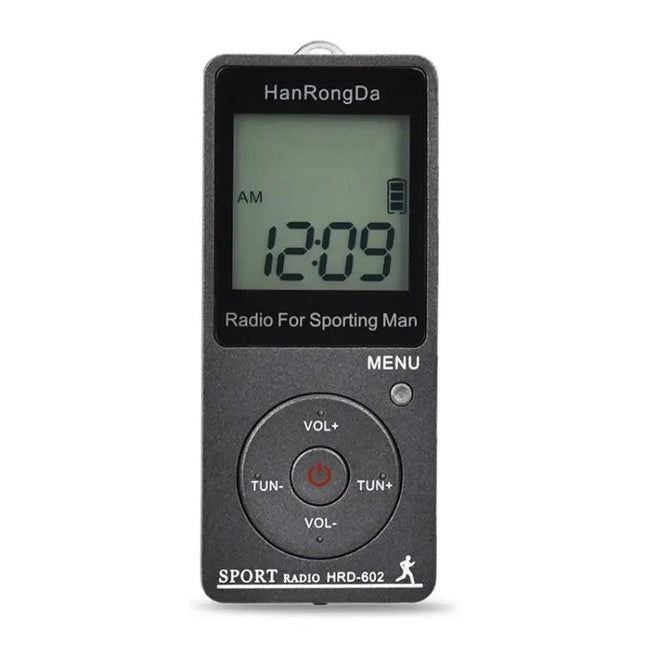 Portable Sports Radio with Built-in Step Counter for Active Lifestyles