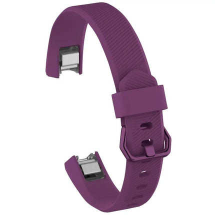 Replacement Silicone Watch Band For Fitbit Alta HR L Brown