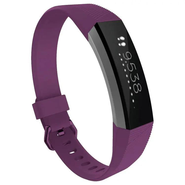 Replacement Silicone Watch Band For Fitbit Alta HR L Brown