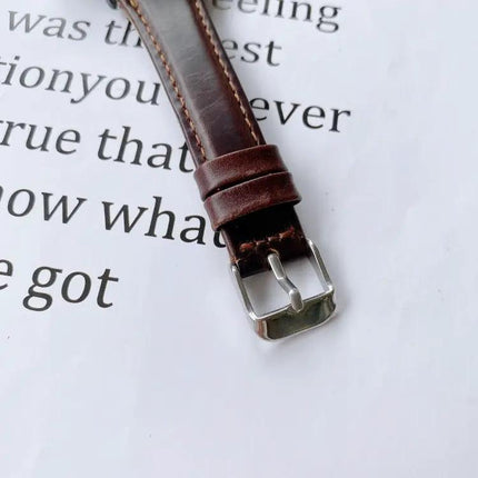 22mm Double-Sided Leather Watch Band For Samsung Galaxy