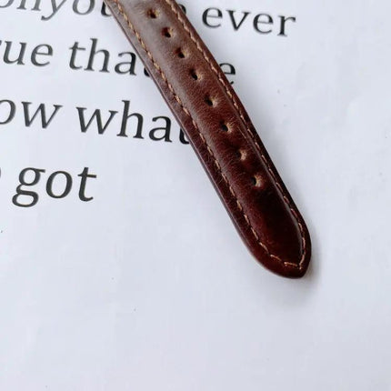 22mm Double-Sided Leather Watch Band For Samsung Galaxy
