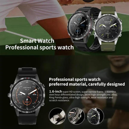 HAMTOD 1.6 Inch Waterproof Smartwatch for Calls and Daily Fitness Monitoring
