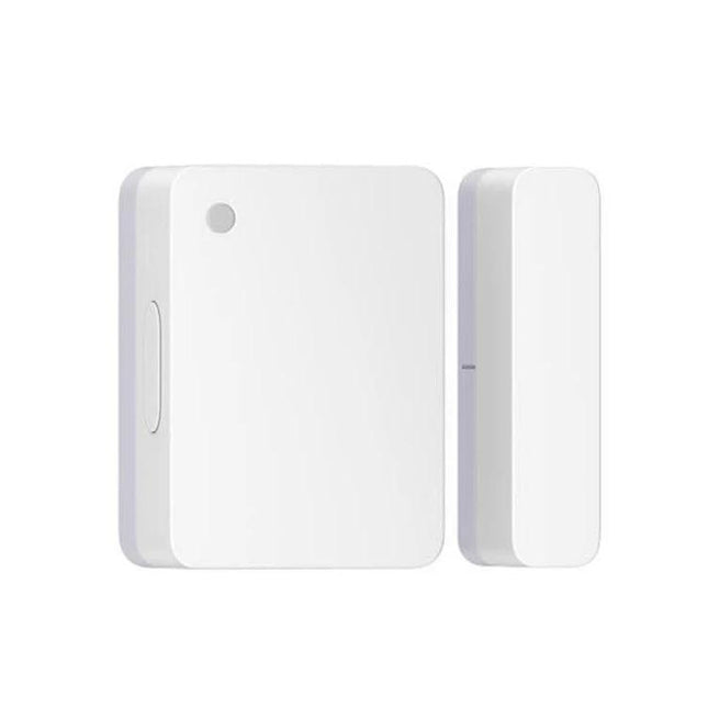 Alt Tag: Xiaomi Intelligent Mini Door and Window Sensor for Home Security compact white sensor set monitoring doors and windows