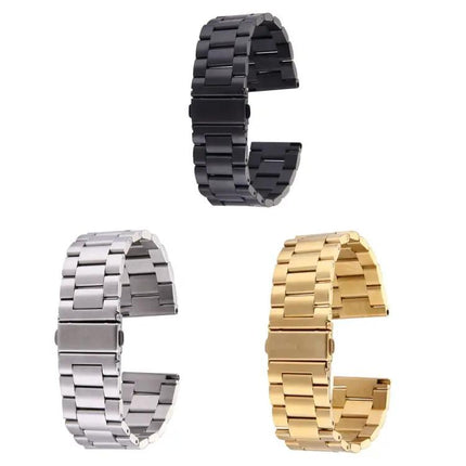 Fitbit Blaze Steel Watch Band Butterfly Buckle 3 Bead
