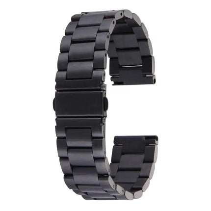 22mm Three Flat Buckle For Samsung Gear S2 Classic Smart Watch Butterfly Buckle 3 Beads Stainless Steel Watchband