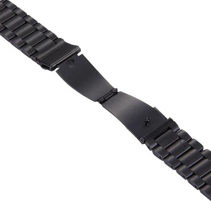 22mm Three Flat Buckle For Samsung Gear S2 Classic Smart Watch Butterfly Buckle 3 Beads Stainless Steel Watchband
