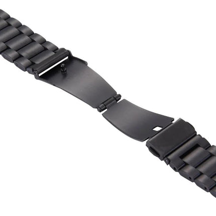 22mm Three Flat Buckle For Samsung Gear S2 Classic Smart Watch Butterfly Buckle 3 Beads Stainless Steel Watchband
