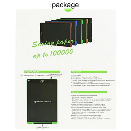 Portable 12-Inch LCD Writing Tablet for Everyday Notes