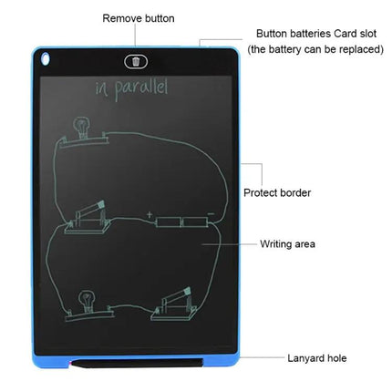 Portable 12-Inch LCD Writing Tablet for Everyday Notes