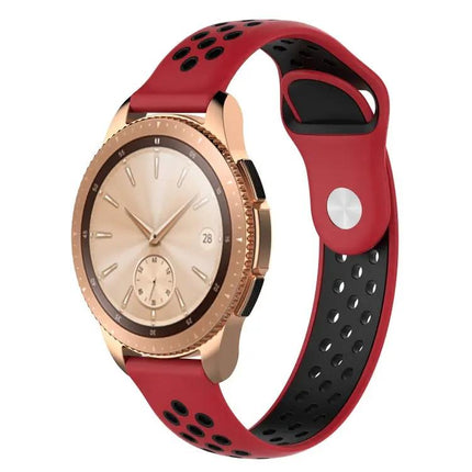 Double Color Silicone Watch Band For Galaxy Watch 42mm