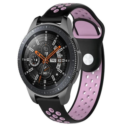 Double Color Silicone Watch Band For Galaxy Watch 46mm