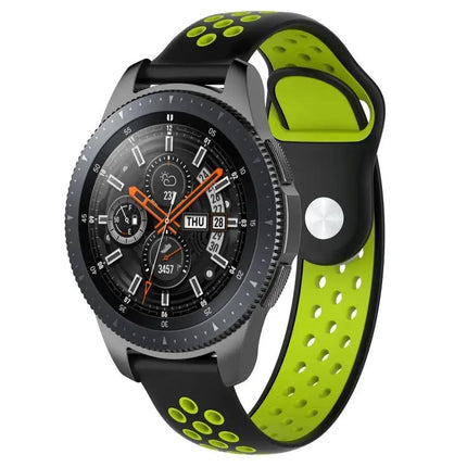 Double Color Silicone Watch Band For Galaxy Watch 46mm