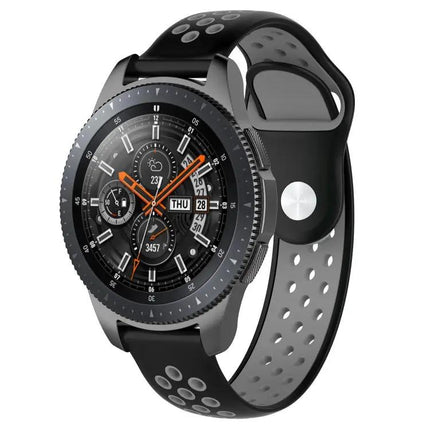Double Color Silicone Watch Band For Galaxy Watch 46mm