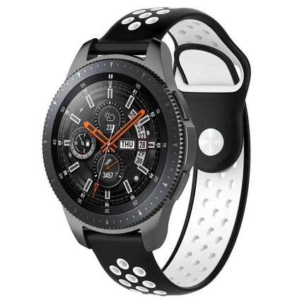 Double Color Silicone Watch Band For Galaxy Watch 46mm