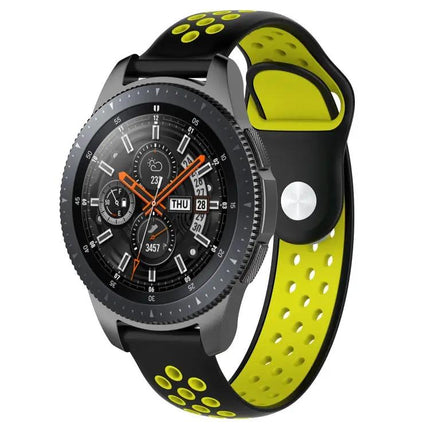 Double Color Silicone Watch Band For Galaxy Watch 46mm