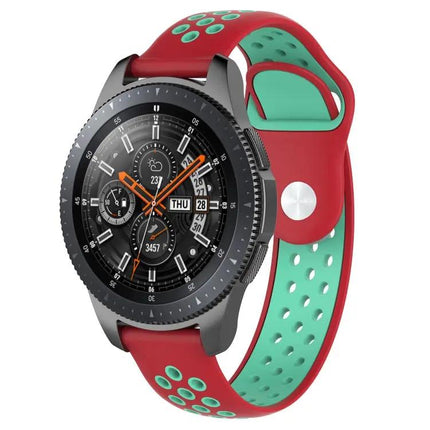 Double Color Silicone Watch Band For Galaxy Watch 46mm