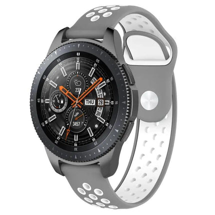 Double Color Silicone Watch Band For Galaxy Watch 46mm