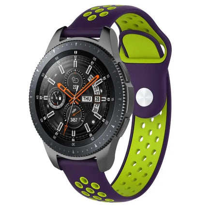 Double Color Silicone Watch Band For Galaxy Watch 46mm