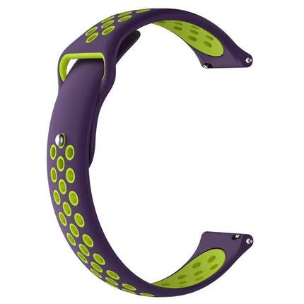 Double Color Silicone Watch Band For Galaxy Watch 46mm