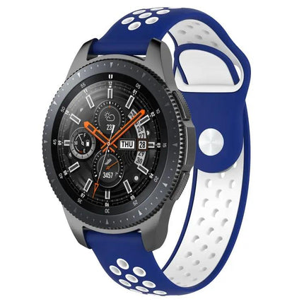 Double Color Silicone Watch Band For Galaxy Watch 46mm