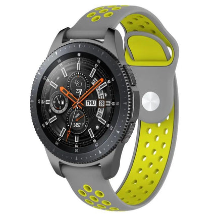 Double Color Silicone Watch Band For Galaxy Watch 46mm