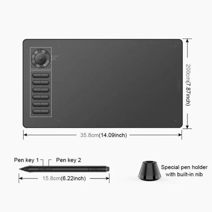 VEIKK A15PRO 10x6 Inch Graphic Tablet for Digital Drawing