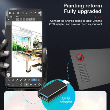VEIKK A15PRO 10x6 Inch Graphic Tablet for Digital Drawing